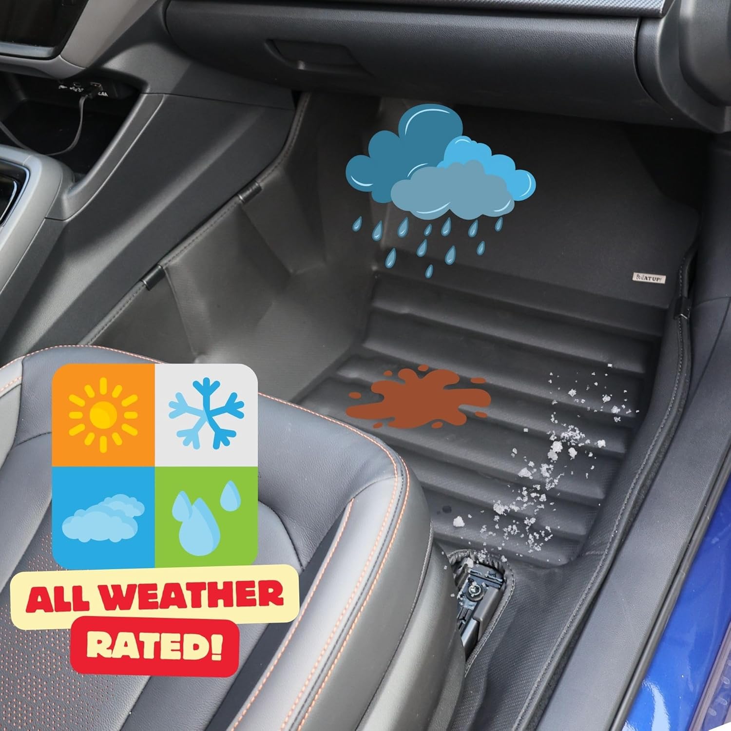 Acura ADX Floor Mats 2025-2026 | Covers Row 1 & 2