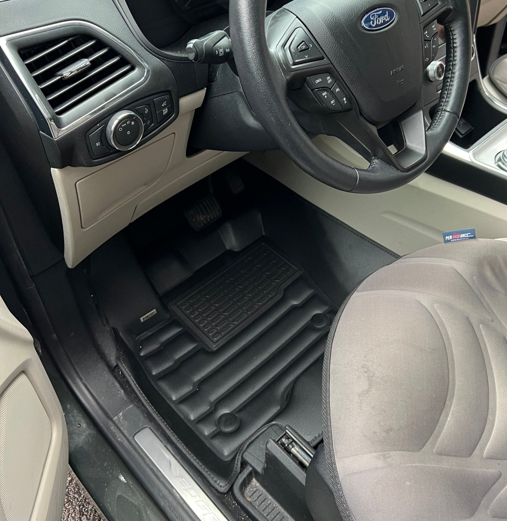 Ford Edge Floor Mats 2015-2024| Covers Row 1 & 2
