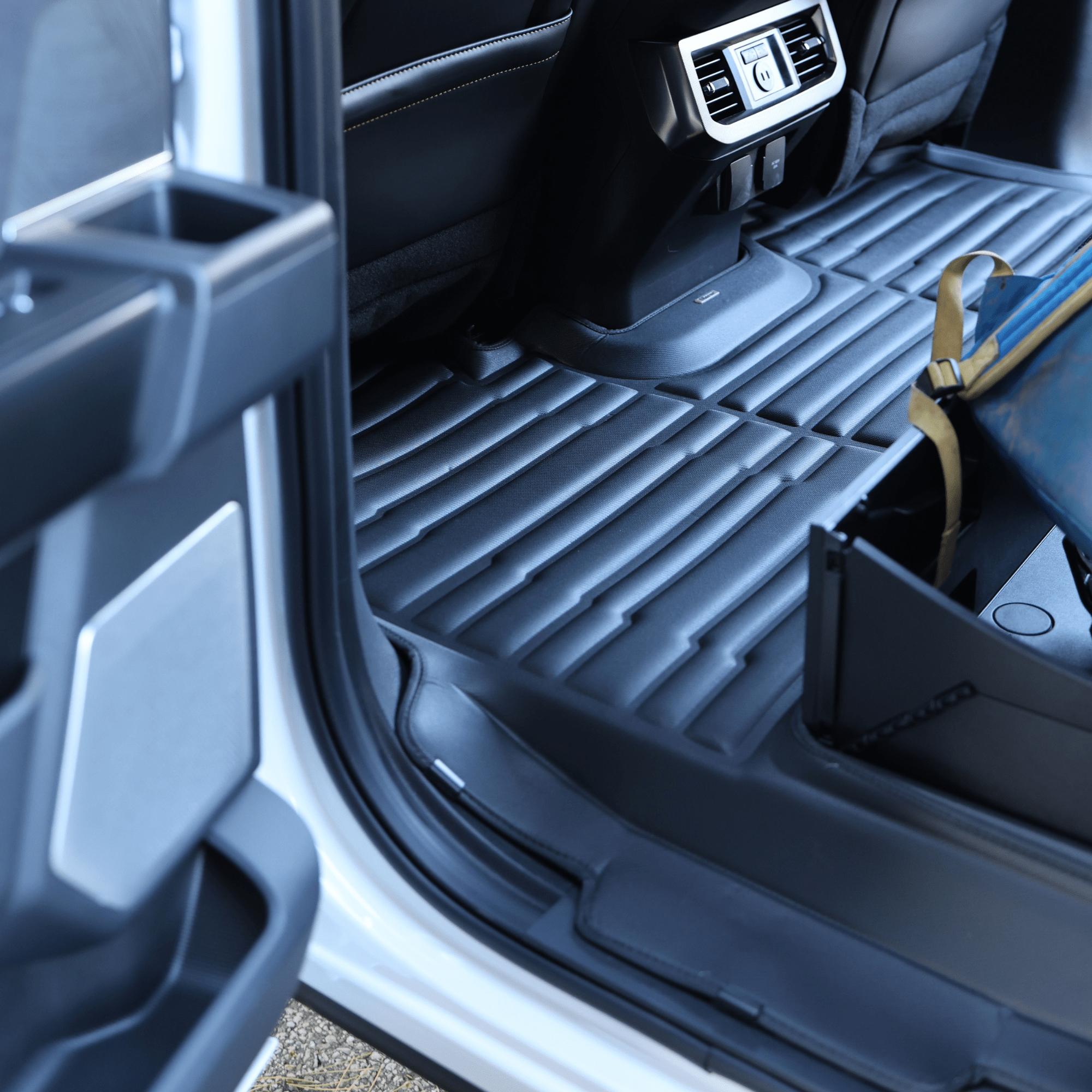 Ford F150 W/ Rear SeatStorage Floor Mats 2015-2026 | Covers Row 1 & 2