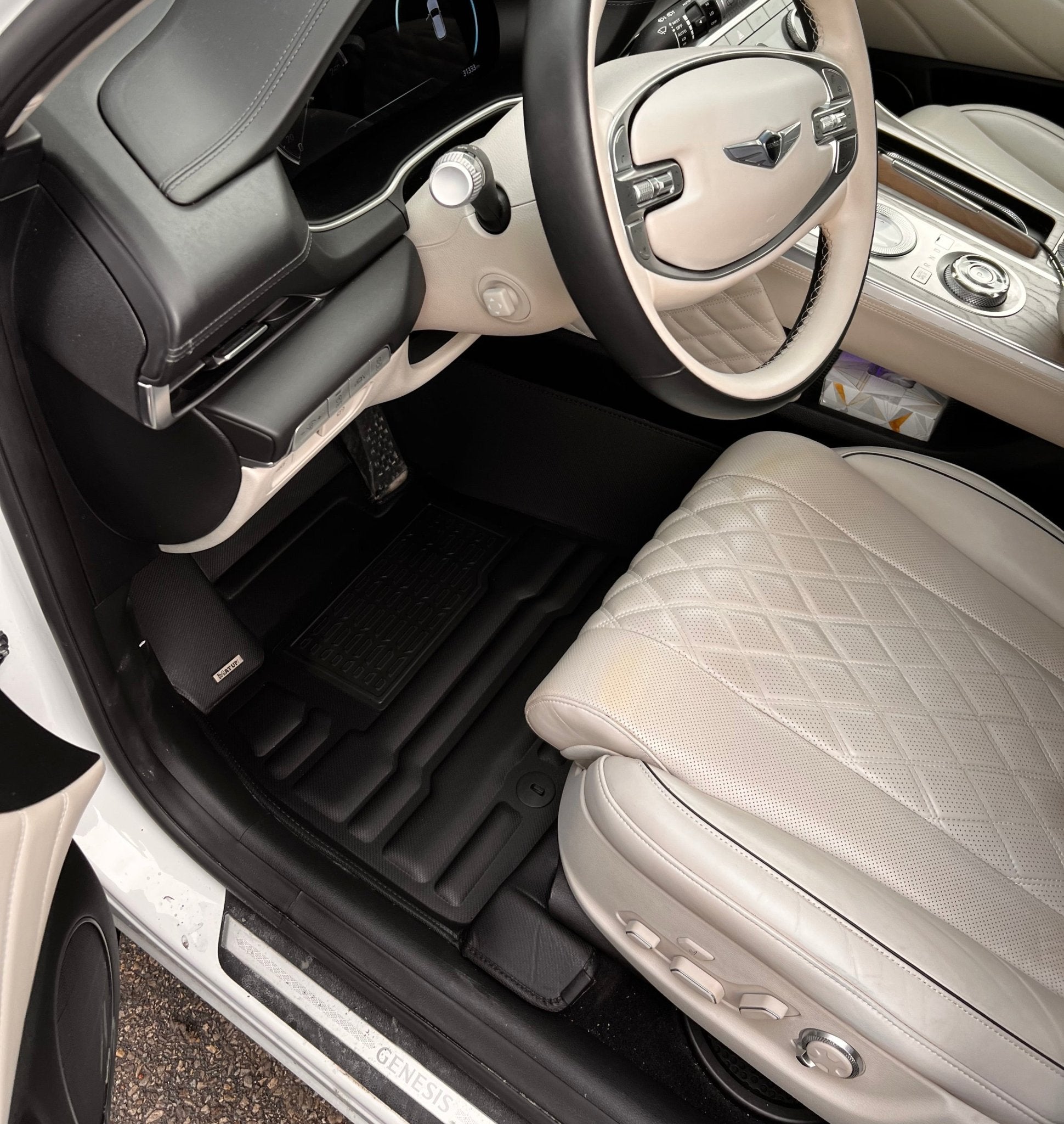 Genesis GV80 (Coupe) Floor Mats 2025-2026 | Covers Row 1 & 2