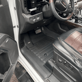 GMC Sierra HD CrewCab Floor Mats 2020-2026 | Covers Row 1 & 2