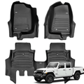 Jeep Gladiator Floor Mats 2020-2026 | Covers Row 1 & 2