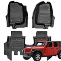 Jeep Wrangler JL 4Dr Floor Mats 2018-2026 | Covers Row 1 & 2